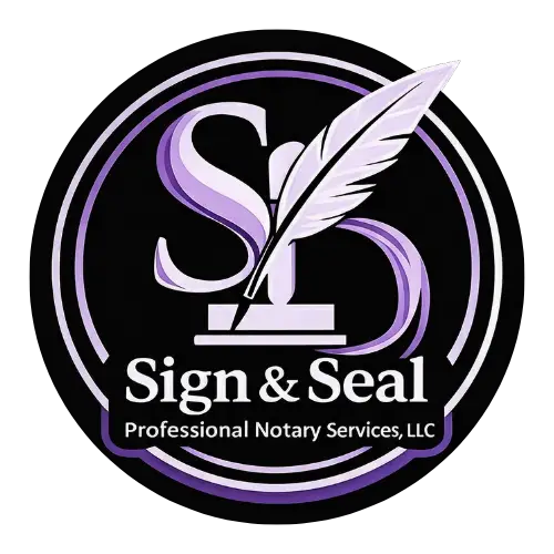 Sign and Seal Professional Notary Services Logo